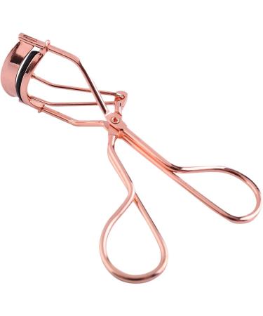 Bsowte 1pc Rose Gold Makeup Eyelash Curler Curling Stainless Steel Grip Eyelash Clip Eyelash Cosmetic Makeup Tools Accessories - Buy Online on GoSupps.com
