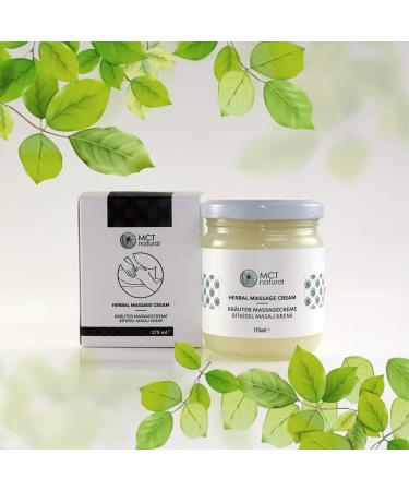 MCT Natural Herbal Massage Cream 175ml | Purely Natural Relaxation | Refreshing Effect with Essential Oils for Muscle Relief - Buy Online on GoSupps.com