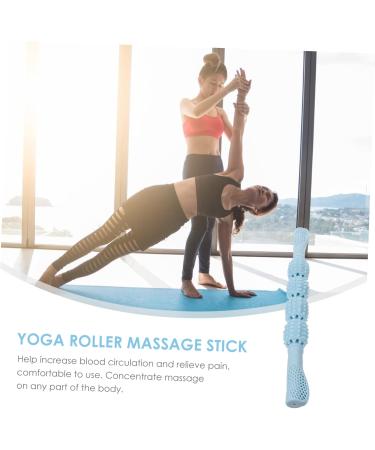 Lurrose Massage Tab - Manual Leg Massage Roller Stick | Fascia Massage Device for Deep Tissue Relief | Handheld Fitness Tool 40.5x5cm - Shop Internationally! - Buy Online on GoSupps.com