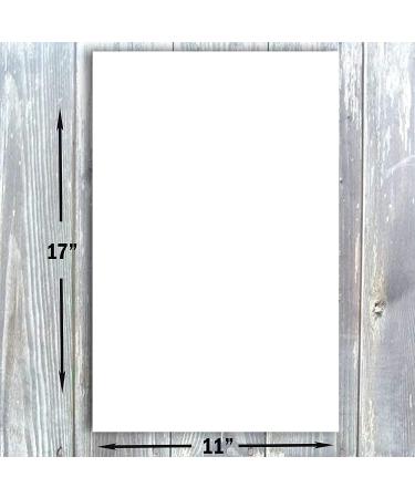 Hamilco White Cardstock Thick 11x17 Paper - Heavy Weight 80 lb Cover Card Stock 25 Pack - Buy Online on GoSupps.com