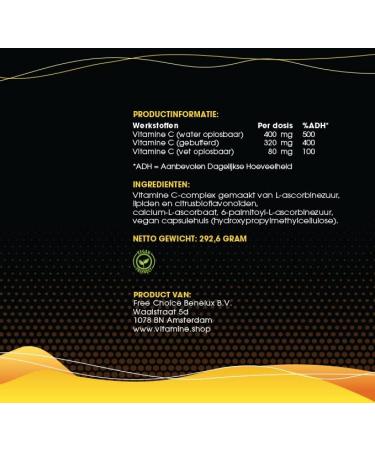 Free Choice Vitamine C Triple C - Buy Online on GoSupps.com