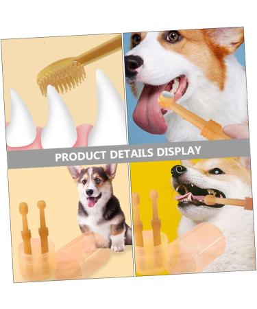 BUGUUYO 1 Set Pet Toothbrush Set Travel Toothpaste Dog Toothbrushes Single-head Toothbrush The Dog Pet Brush - Buy Online on GoSupps.com