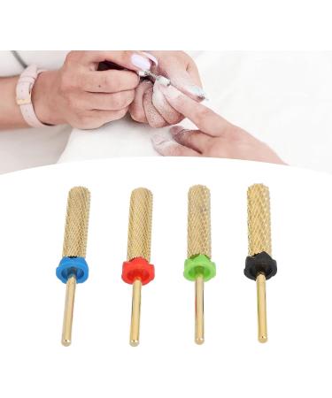 Nail Drill Bits Nail Drill Bit Set Gold Repair Cleaning Grooves Portable Cylindrical Extra Long With Storage Boxes For Salon - Buy Online on GoSupps.com