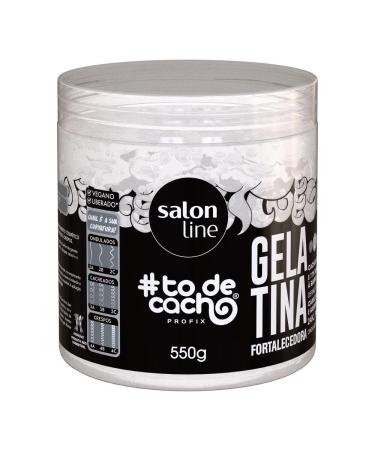 Salon Line - Linha #ToDeCacho - Gelatina Fortalecedora 550 Gr - (#ImWithCurls Collection - Strengthening Gelatin Net 19.40 Oz)