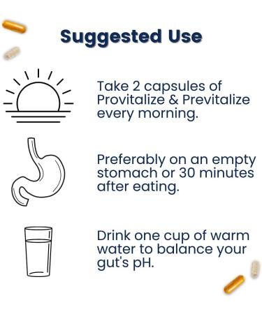 [PACK of 2] Slim Gut Bundle: Provitalize & Previtalize - Menopause Probiotic & Prebiotic - Buy Online on GoSupps.com