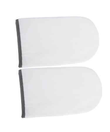 minkissy Mitaines ponge Pour Mains Cire De Paraffine Isolants Confortables Pour Soin Des Mains S ches Et Ab m es Manucure Et P dicure Pair Standard