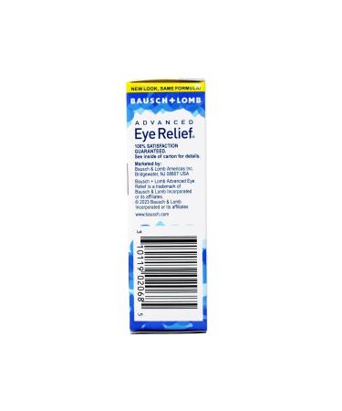 Bausch + Lomb Advanced Eye Relief Drops - Maximum Redness & Dry Eye Relief (0.5 Fl Oz) - Fast Shipping Worldwide - Buy Online on GoSupps.com