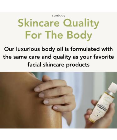 Natural Body & Face Oil for Dry Skin Hair & Massage | Olive & Argan Oil with Vitamin C | Anti-Aging Moisturizer for Women & Men | Cellulite & Stretch Marks Solution | Gift Idea - Buy Online on GoSupps.com