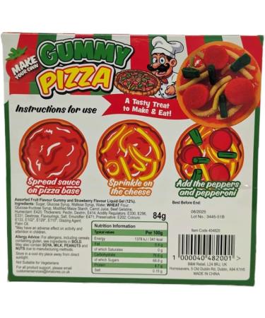 Make Your Own Gummy Pizza Kit Xmas Delight Gummies Tasty Treat Fun Sweets Gift - Buy Online on GoSupps.com