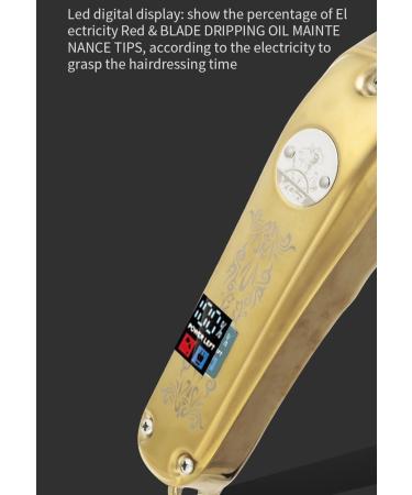 Buy Retro Electric Hair Clipper Trimmer - LCD Display Carved Pattern International Shipping Available - Buy Online on GoSupps.com