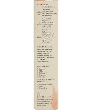 Honestly Bright Eyes Tinted Eye Cream - Terracotta by Honest for Women - 0.5 oz Cream - Buy Online on GoSupps.com