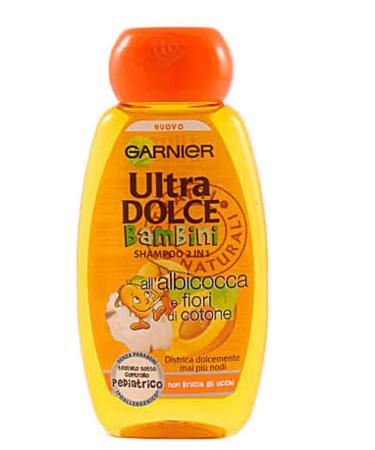 Garnier "Ultra Dolce Bambini (Super Sweet for Kids) 2in1 Shampoo with Apricot and Cotton Flowers 10.14fl.oz 300ml