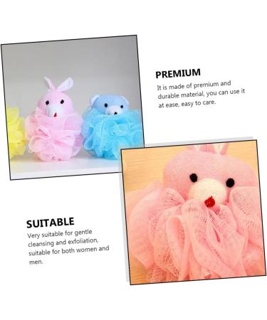 Shop Hemoton 6pcs Cartoon Bath Balls - Super Soft Loofah Sponge & Body Scrubber for Kids & Adults | International Shipping Available - Buy Online on GoSupps.com