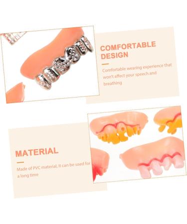 Beaupretty 10 Stk Funny Artificial Teeth - Horror Party Cosplay & Halloween Fake Teeth - Hinterw ldler Evil PVC Toys - Buy Online on GoSupps.com