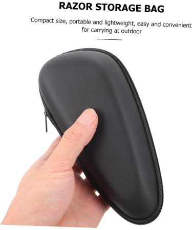 Minkissy 8-Piece Razor Storage Bag - Portable Shaver Holder for Travel Electric Razor Case EVA Suitcase Organizer (19x9cm) - Perfect for Men - Buy Online on GoSupps.com