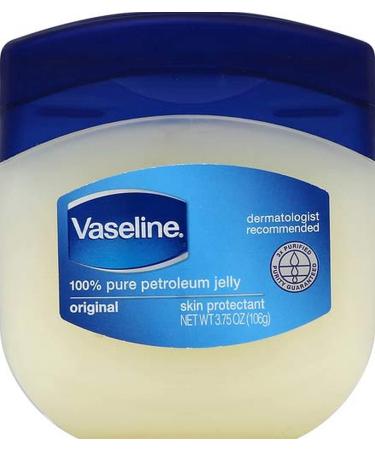Vaseline Petroleum Jelly For Dry Cracked Skin and Eczema Relief Original 3.75 oz