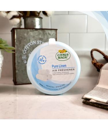 Citrus Magic Pure Linen Air Freshener | 8oz Odor Absorbing Solid | Pack of 1 - Buy Online on GoSupps.com