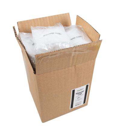 ForPro Disposable Shower Cap 100-Count - Individually Wrapped Waterproof Clear Plastic Caps - Buy Online on GoSupps.com