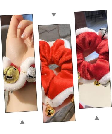 Beavorty 1Pc Christmas hair tie xmas elastic hair rope christmas seasons scrunchies christmas ponytail holders xmas scrunchies with bell holiday hair ties child coral fleece trumpet manual - Buy Online on GoSupps.com
