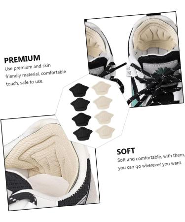 NOLITOY 8 Pairs High Heel Insoles & Protectors | Comfort Grips for Sneakers & Sports Shoes | Unisex Heel Pads - Perfect for Loose Shoes - Buy Online on GoSupps.com
