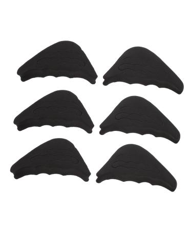 Hemoton 24 Pairs Half Size Padded Toe Plug Shoe Filler High Heel Shoe Inserts Spong Cushion for Heels of Foot Insert Silicone Forefoot Pad Thicken Insoles High-Heeled Shoe Tip Mat Crease