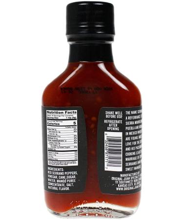 Noel's Dia De Los Muertos Serrano Pepper & Mango Hot Spicy Sauce 100 ml (3.5oz) - Buy Online on GoSupps.com