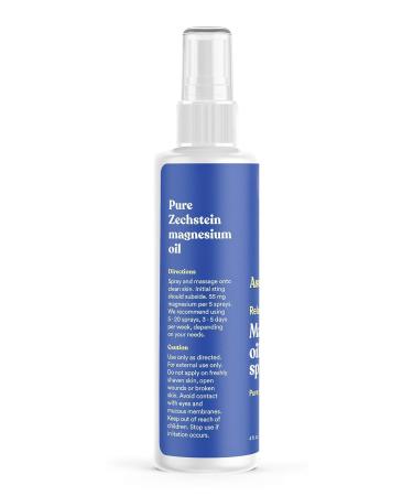 ASUTRA Topical Magnesium Chloride Oil Spray 4 fl oz (2 Pack) | Pure Zechstein | Rapid Absorption | Magnesium Body Oil - Buy Online on GoSupps.com