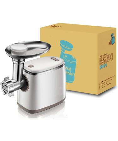 YJ Electric Meat Grinder - Heavy-Duty Stainless Steel Food Grinder with 2 Discs & Sausage Making Kit - Ideal for Ground Meat Vegetables & Garlic - Buy Online on GoSupps.com