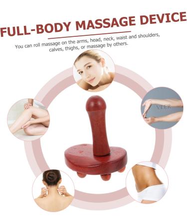 1pc Particle Massager Leg Stick - Abdominal & Body Acupoint Massage Tool | Relaxing Rounded Corners Roller Stick | Portable Fitness & Wellness Aid - Buy Online on GoSupps.com