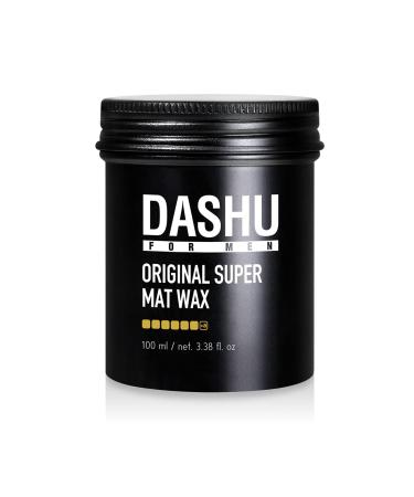 DASHU Premium Original Super Mat Wax 3.5oz  Strong Hold Without Shine, Easy to Wash, Styling Wax