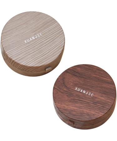 Solustrie Contact Lens Organizer - Bamboo Travel Set Stylish Storage Case for Lenses - Perfect for On-the-Go Lens Care - Buy Online on GoSupps.com