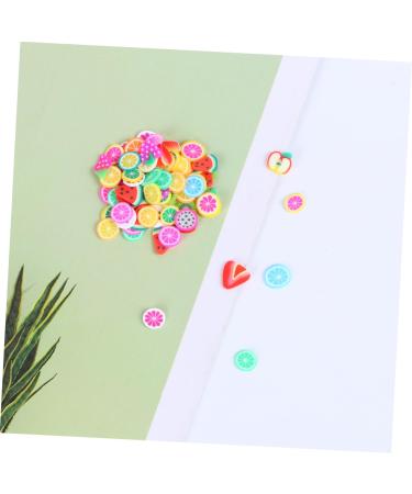 1000pcs 3D Fruit Slices Nail Art Decorations Polymer Clay Nail Charms for Halloween & Lip Gloss Perfect for Manicure & DIY Nail Art - Buy Online on GoSupps.com