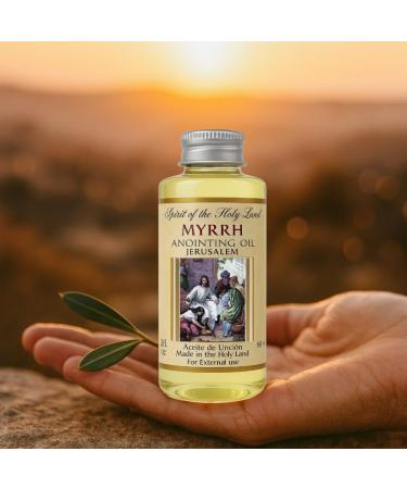 Myrrh Anointing Oil & Holy Water from Jordan River Holy Land Gift Set Blessed in Jerusalem Biblical Anointing Oil for Prayer Christian Religious Gifts for Men Women with Prayer Card - Buy Online on GoSupps.com