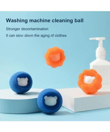 6-Pack Laundry Ball decontamination Hair Clip Hair Remover Clothes Filter Ball Reusable Cleaning Ball Cleaning Hair Adhesive 6blue - Buy Online on GoSupps.com