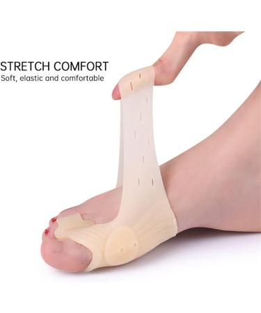 Silicone Bunion Support & Protector Sleeves - Hallux Valgus Splint with Brace for Correcting Feet Bone Alignment - One Size - Buy Online on GoSupps.com