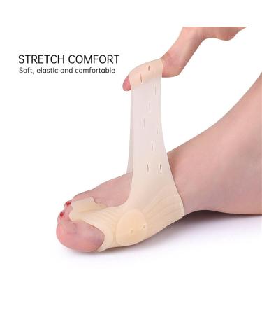 Silicone Bunion Support Sleeves | Manmaning Corrector Feet Bone Adjuster | Hallux Valgus Splint for Pain Relief - Unit Size A - Buy Online on GoSupps.com