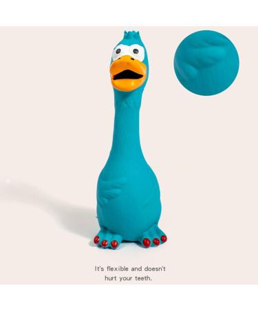 XFly Rubber Screaming Chicken Toys for Dogs - 2 Piece Squeaky Decompression Toys (Red & Blue) - 20cm Teeth Cleaning Fun - Buy Online on GoSupps.com