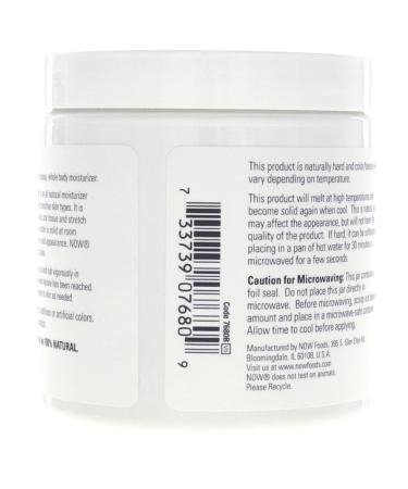 Now Foods Cocoa Butter 7 oz (Pack of 2) - 100% Pure | Best Quality Cocoa Butter - Buy Online on GoSupps.com