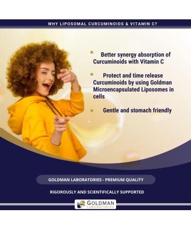 Liposomal Curcuminoids Goldman Laboratories Antioxidant Immunity Joint Health Vegan - Buy Online on GoSupps.com