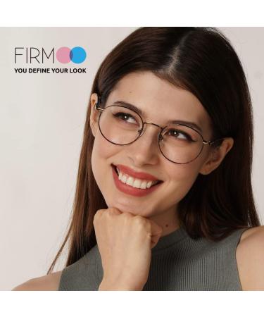 Firmoo Blue Light Reading Glasses 2.5 - Anti-Eyestrain Glare Function - Women's & Men's Gold Tortoise Frames - Buy Online on GoSupps.com