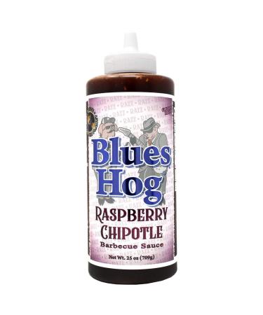 Blues Hog Raspberry Chipotle BBQ Sauce (25 oz. Squeeze) 1.56 Pound (Pack of 1)