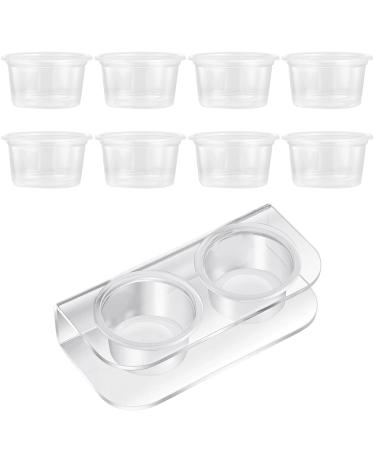 NA Reptile Feeding Ledge with 10 Pcs Water Food Bowl Feeding Dish Gecko Feeder Bowls for Bearded Dragon Turtles Guana Tortoises - Buy Online on GoSupps.com