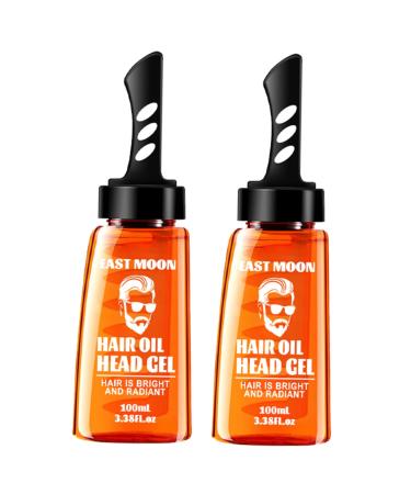 Beaupretty 2pcs hair wax for men mens hair wax secureid hair balm safrisor dry men's hair gel men hair spray hair brush men hairstyling gel cosmetic oil head hair comb pomade man styling comb