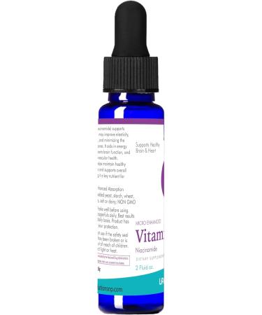 Life Solutions Vitamin B3 Niacinamide 2oz Dropper - Buy Online on GoSupps.com