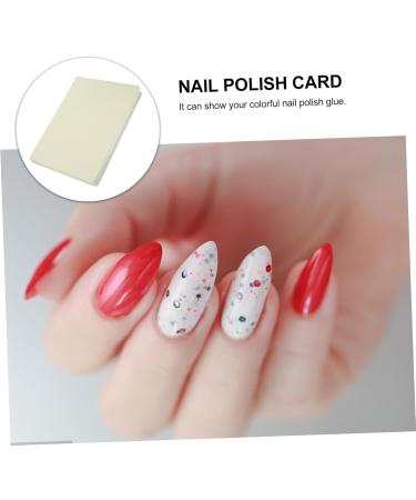  CANIGHT CANIGHT 216 nail polish chart Nail polish color chart Nail polish display Nail polish color book nail color display nail polish color board color show card nail polish glue display card - Buy Online on GoSupps.com