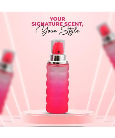 Women's Delilah&Kiss Me Pink Perfume Set Romantic Floral Scent Eau De Parfum Spray for Women 3.4 Fl Oz Each Bottle Daily Used Fragrance - Buy Online on GoSupps.com