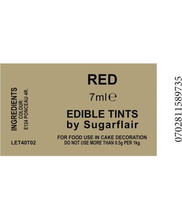 Sugarflair Blosom Tint Edible Dusting Powder Red - Buy Online on GoSupps.com