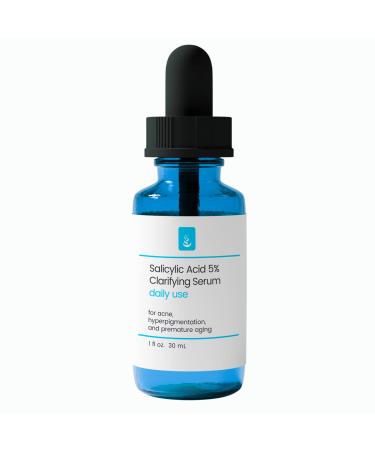 PURE ORIGINAL INGREDIENTS Salicylic Acid 5% Solution (30 mL)  Gentle Exfoliating Serum/Mask for Smoother & Clearer Skin  Treats Blackheads  Acne & Clogged Pores