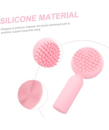Ipetboom Silicone Face Brush Face Scrubbers Exfoliate for Face Scrubber Skin Care Tools Face Scruber Silicone Face Scrubber Exfoliator Handheld Face Scrubber Facial Pink Silica Gel Clean 3d 11x5cm Pink - Buy Online on GoSupps.com