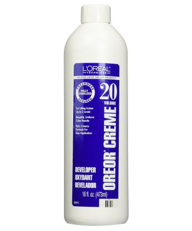 Loreal Oreor Creme 20 Volume Developer 16oz - 2 Pack - Buy Online on GoSupps.com